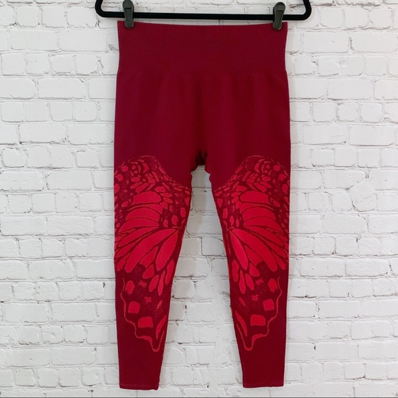 Fabletics Butterfly Seamless Jaquard Leggings 7/8 - Picture 12 of 14